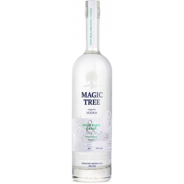 Спиртной напиток Magic Tree (Меджик Три) Wild Basil and Grape (Дикий базилик и виноград) 0,5 л. 40%