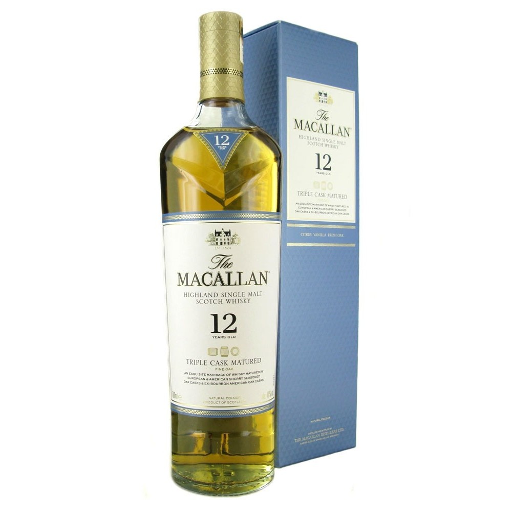 Виски macallan. Macallan 12 Triple Cask. Виски Macallan Triple Cask matured 12 years old. Виски Макаллан трипл Каск Мейчурд 12 лет. Виски Макаллан трипл Каск Мейчурд 12 лет п/у 0.7.